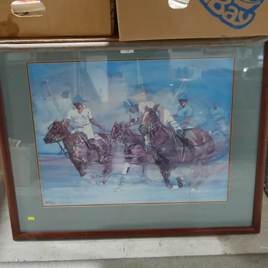 Polo scene artwork