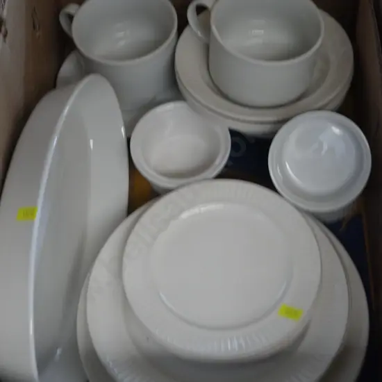 White dinnerware
