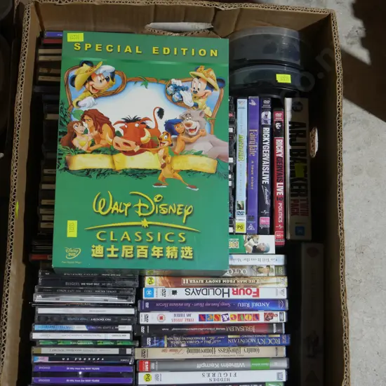 DVDs and CDs
