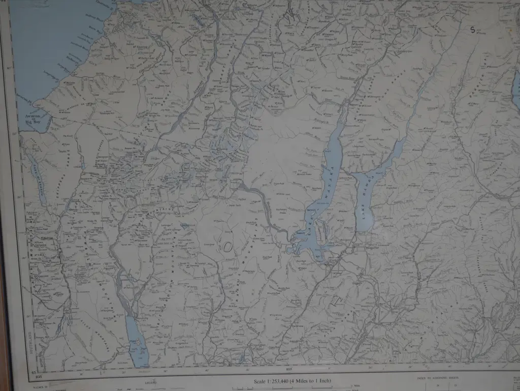 Artworks, framed map Image 1++