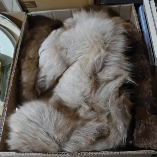Fur shawls
