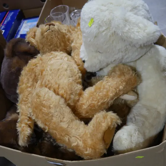 Assorted teddy bears
