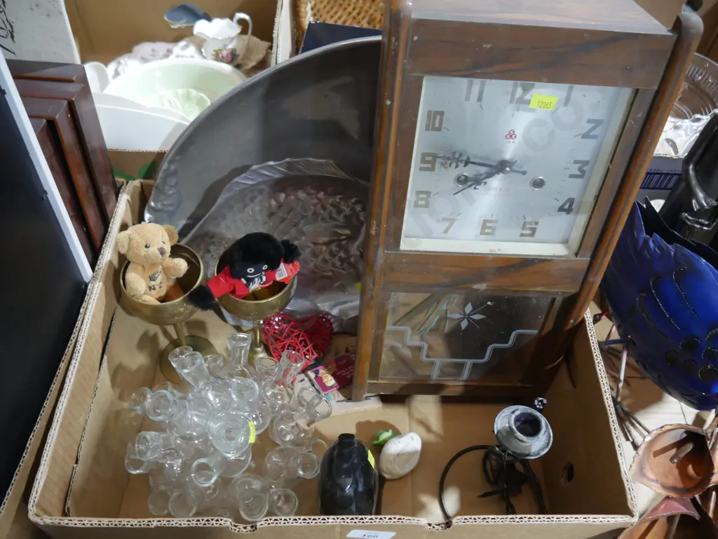 Clock, trays etc Image 1++