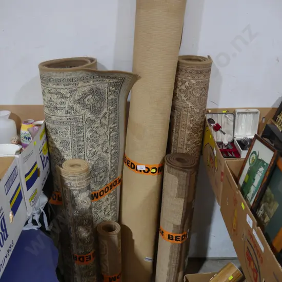 Assorted floor rugs