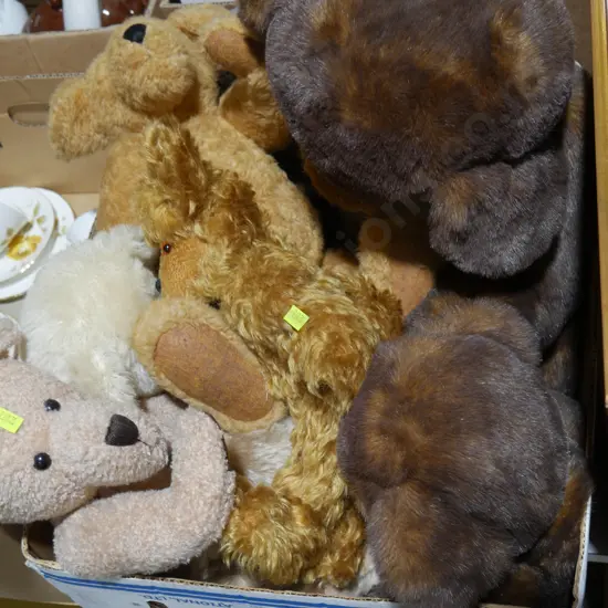 Assorted teddy bears