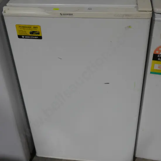 Simpson bench high fridge