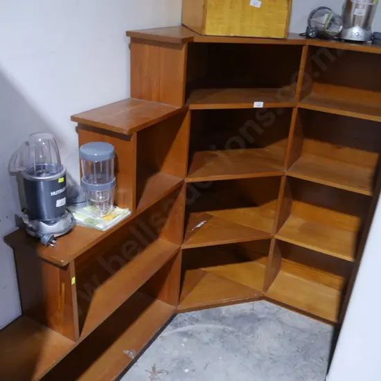 Corner bookcase
