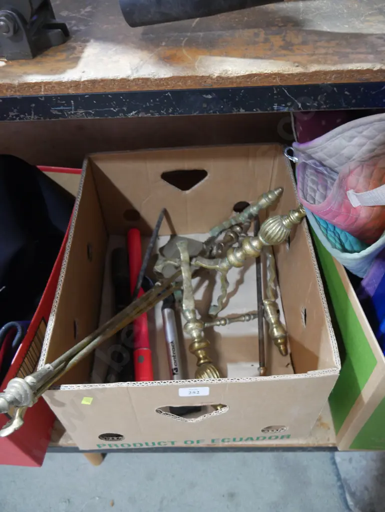 Brass fireside tools, air pumps Image 1++