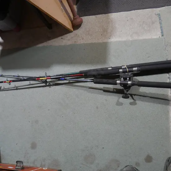 3 fishing rods