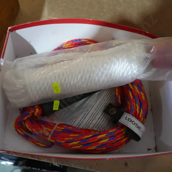 Anchor rope and float, water sport rope