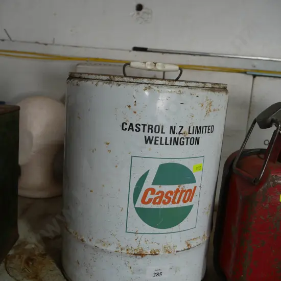 Castrol tin