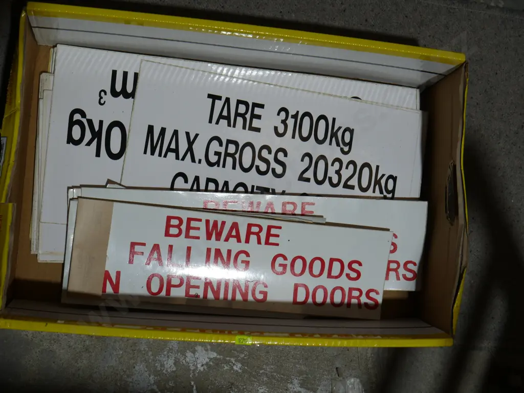 Assorted sticker signs Image 1++