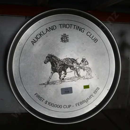 Auckland trotting cup 1978 tray