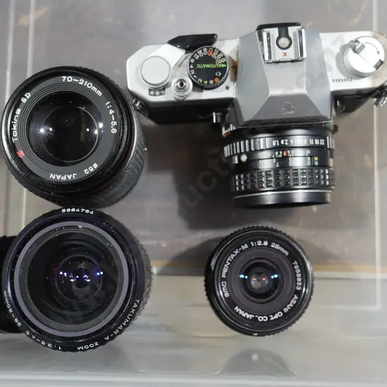 Pentax camera and lenses