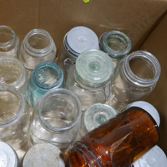 Assorted jars