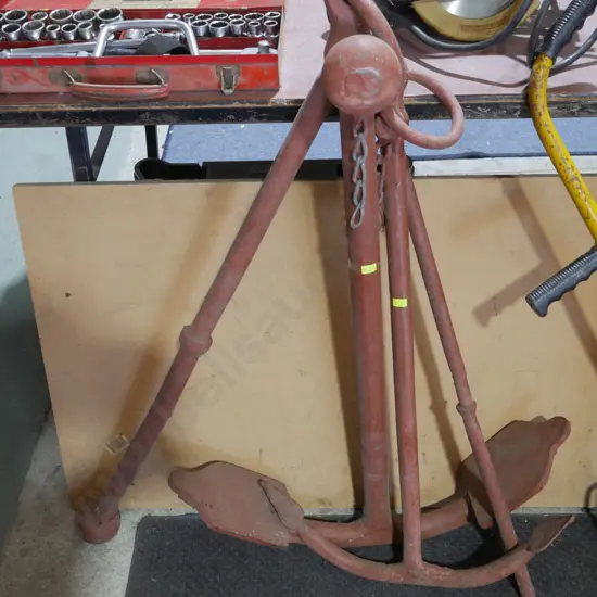 Two boat anchors