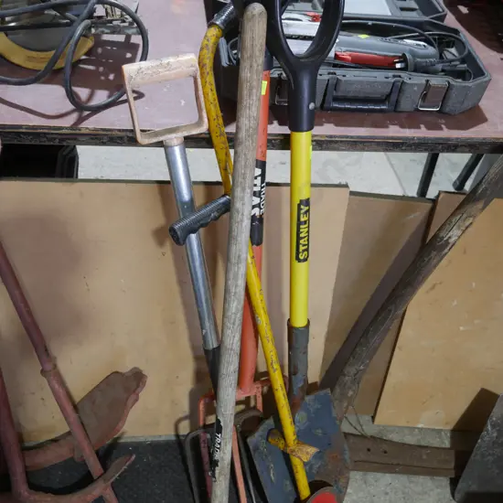 Assorted garden tools