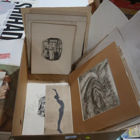 Assorted etchings