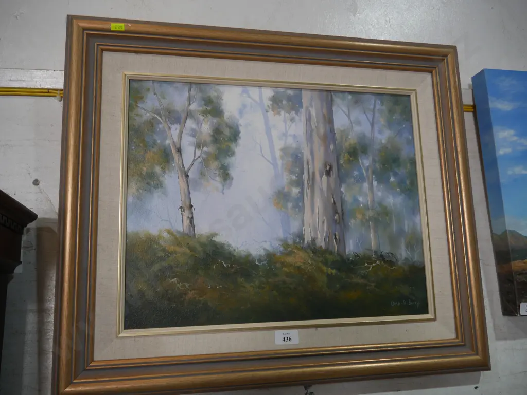 Uma. D. Barry oil paiting Image 1++