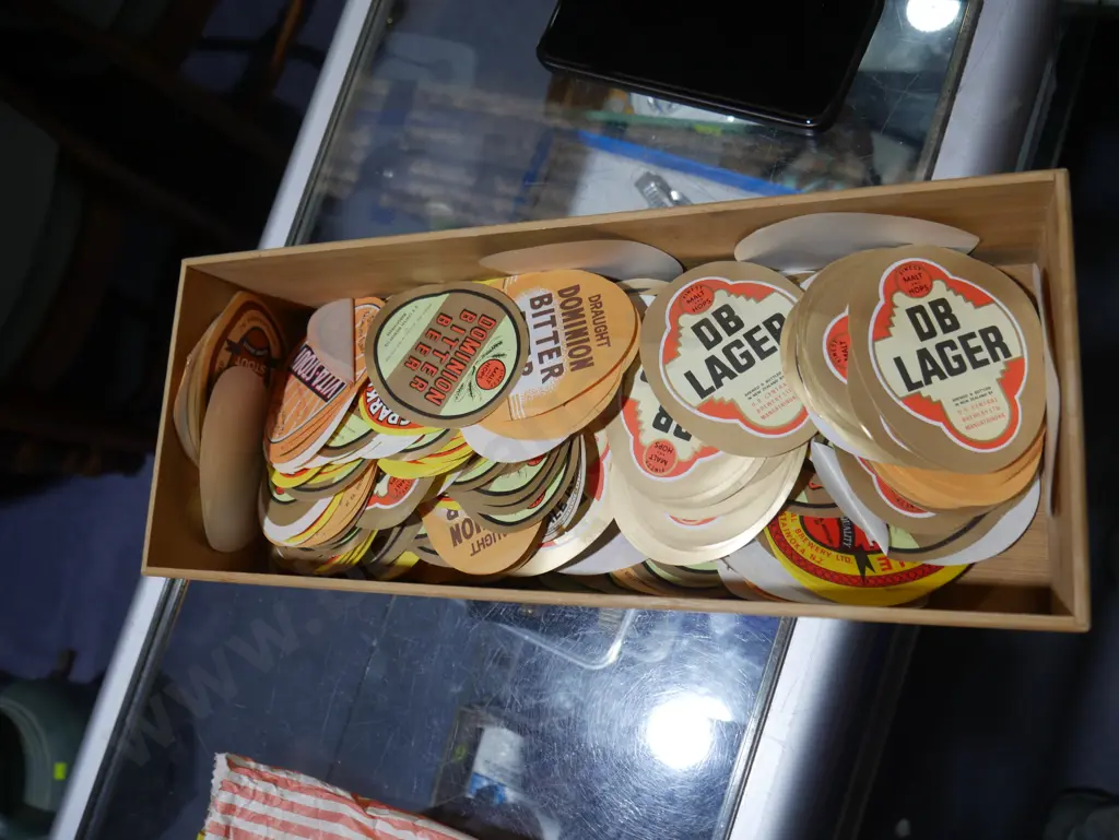Assorted beer labels Image 1++