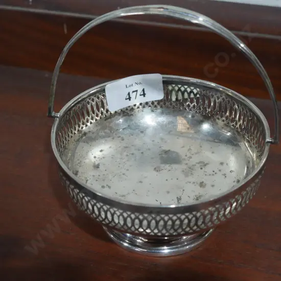 Sterling silver basket