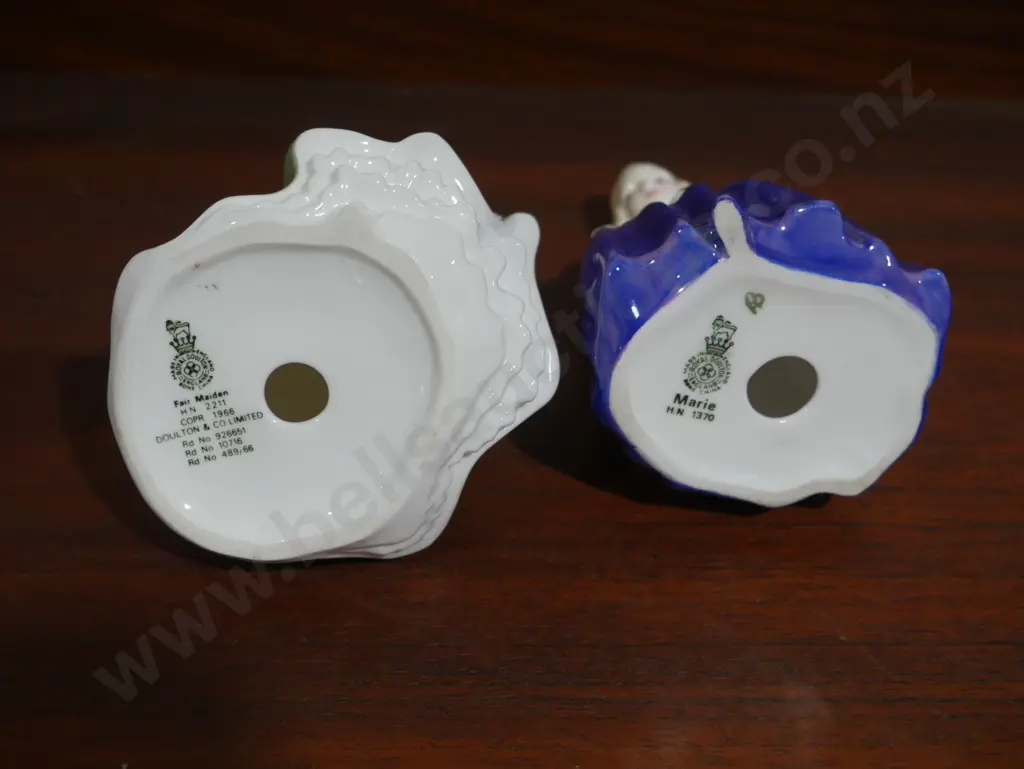 2 Royal Doulton figurines - Fair Maiden and Marie Image 1++