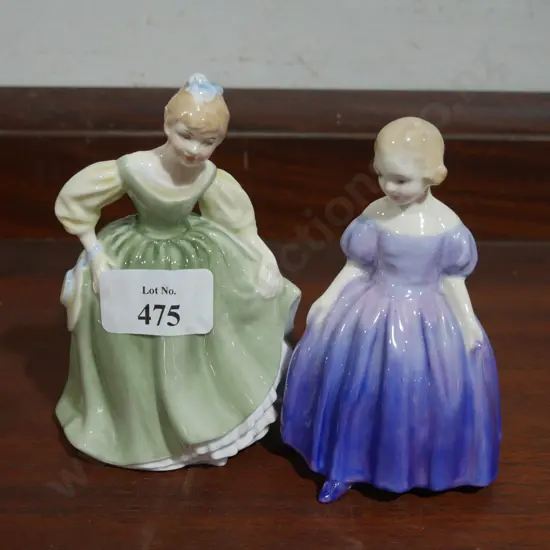 2 Royal Doulton figurines - Fair Maiden and Marie