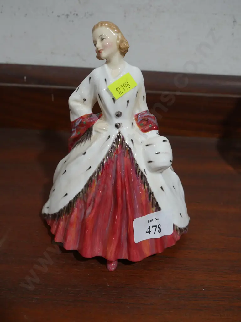 Royal Doulton figurine – The Ermine Coat Image 1++