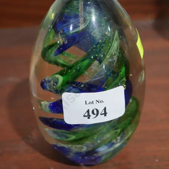 Glass paperweight