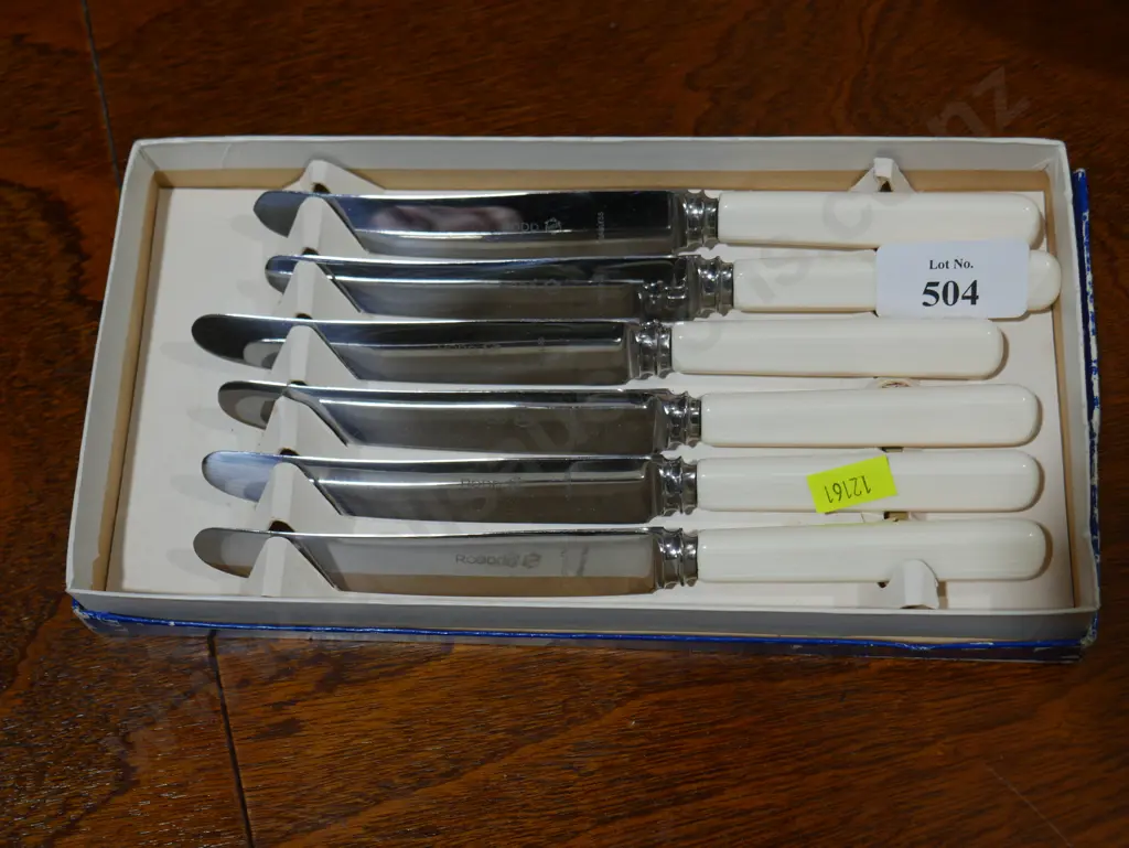Rodd set of 6 bone handled knives Image 1++