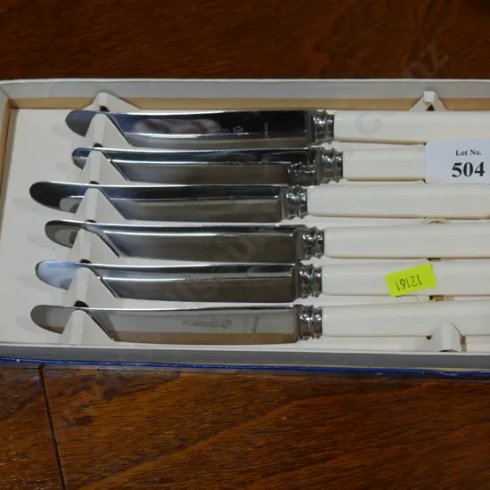 Rodd set of 6 bone handled knives