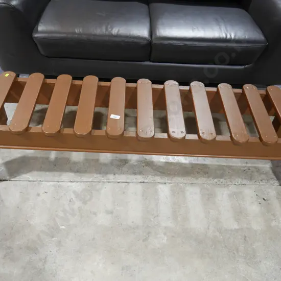 Wooden bench