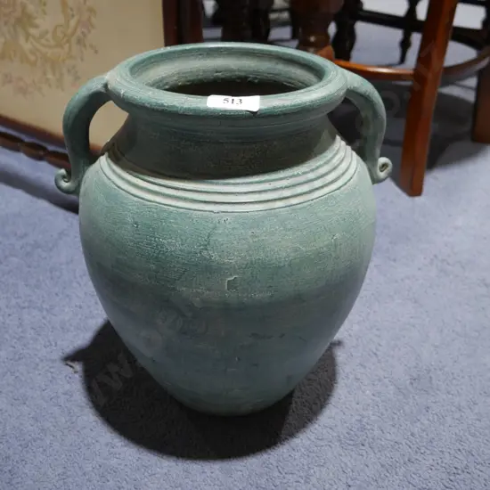Pottery urn vase