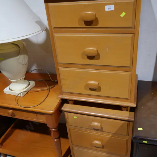 Two bedside drawers