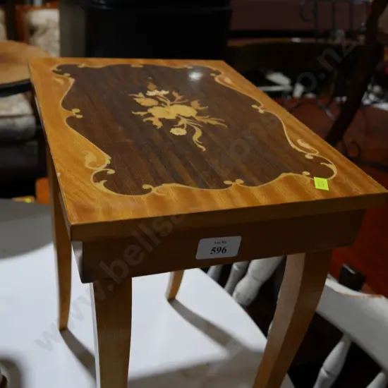 Inlaid side table