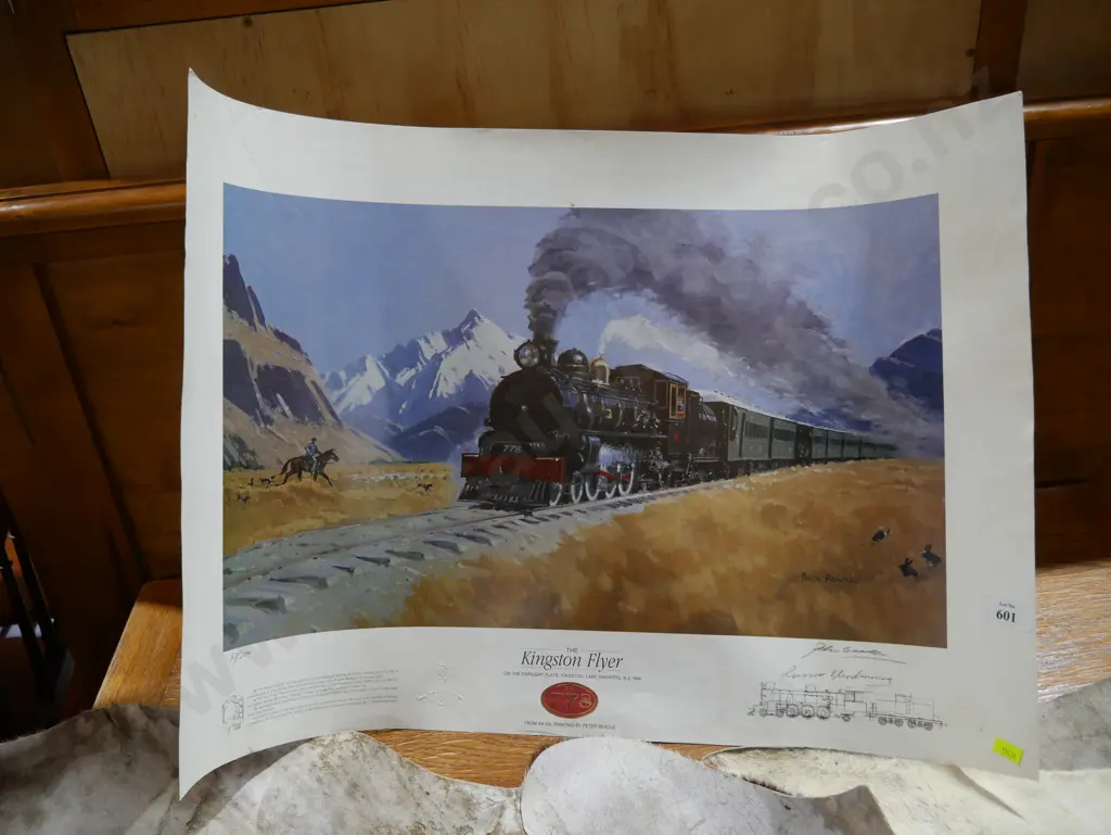 The Kingston flyer limited edition print signed Peter Beadle Image 1++