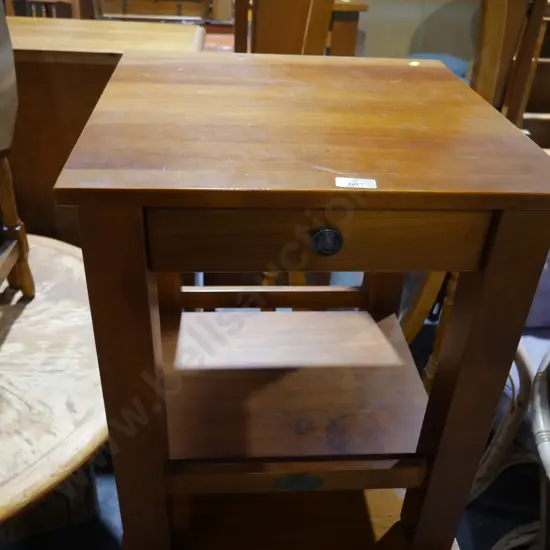 One drawer side table
