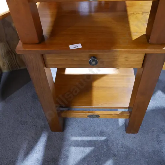 One drawer side table