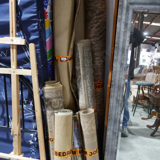 Assorted floor rugs