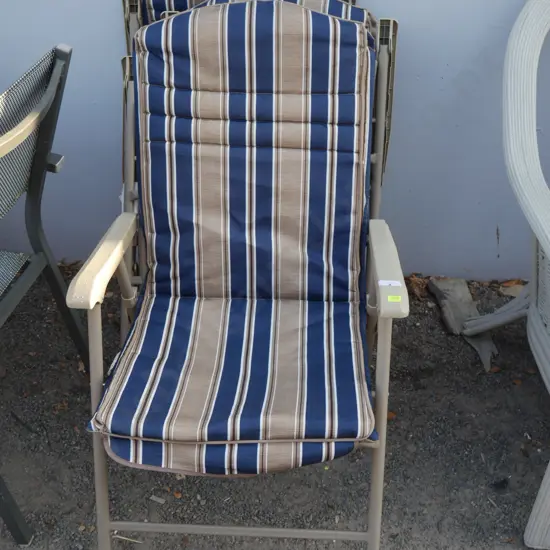 3 folding chairs