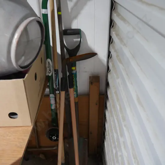 Assorted garden tools