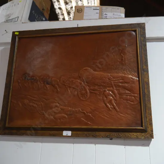 Leather artwork