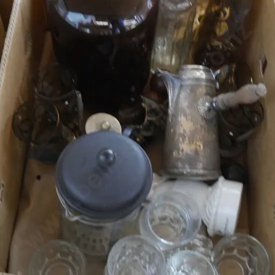 Glassware etc