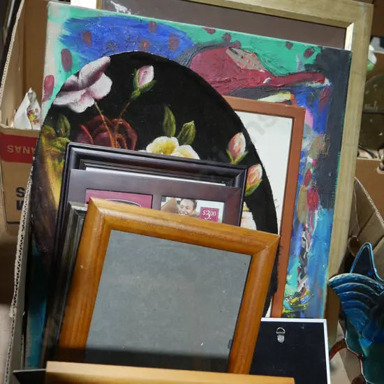 Picture frames, artwork