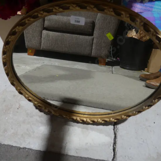 Oval mirror