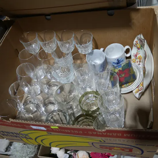 Glassware etc