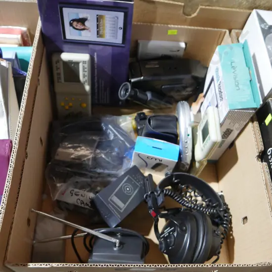Sony headphones, digital photo frame etc