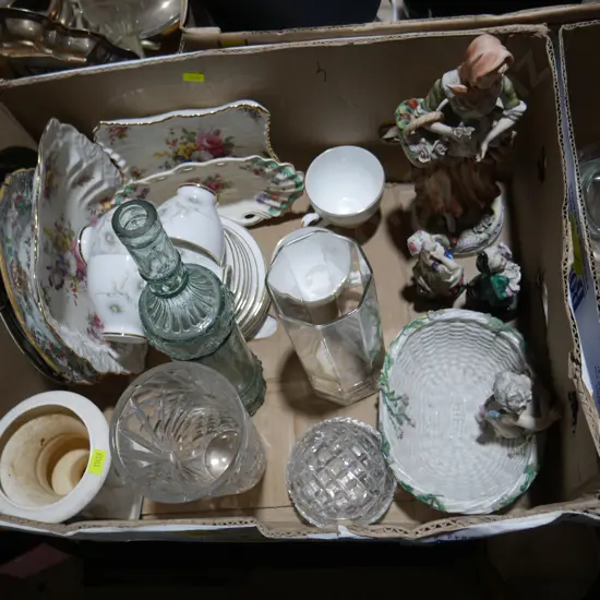 China, figurines, glass vases