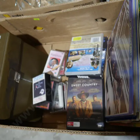 DVDs, records etc
