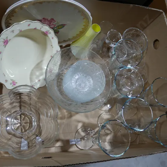 Glassware etc